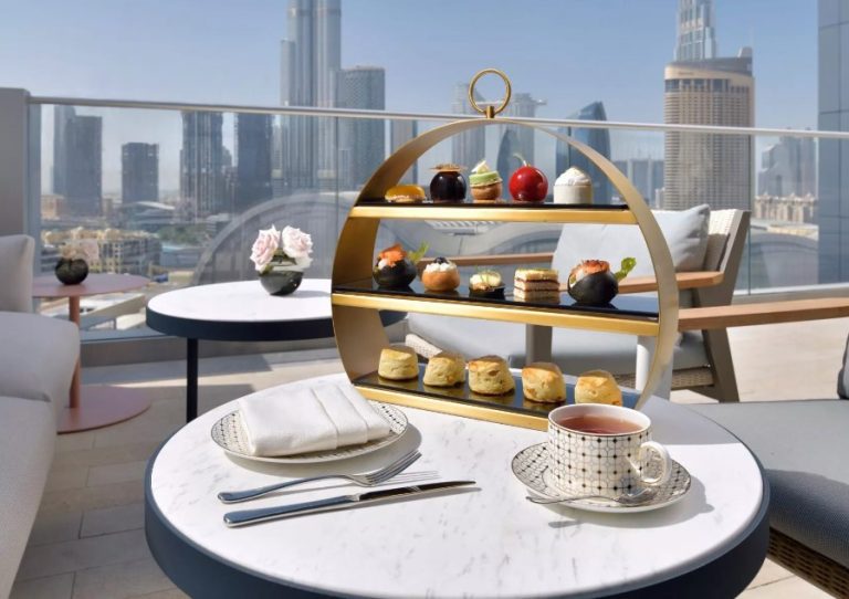High tea at Address Hotel Dubai