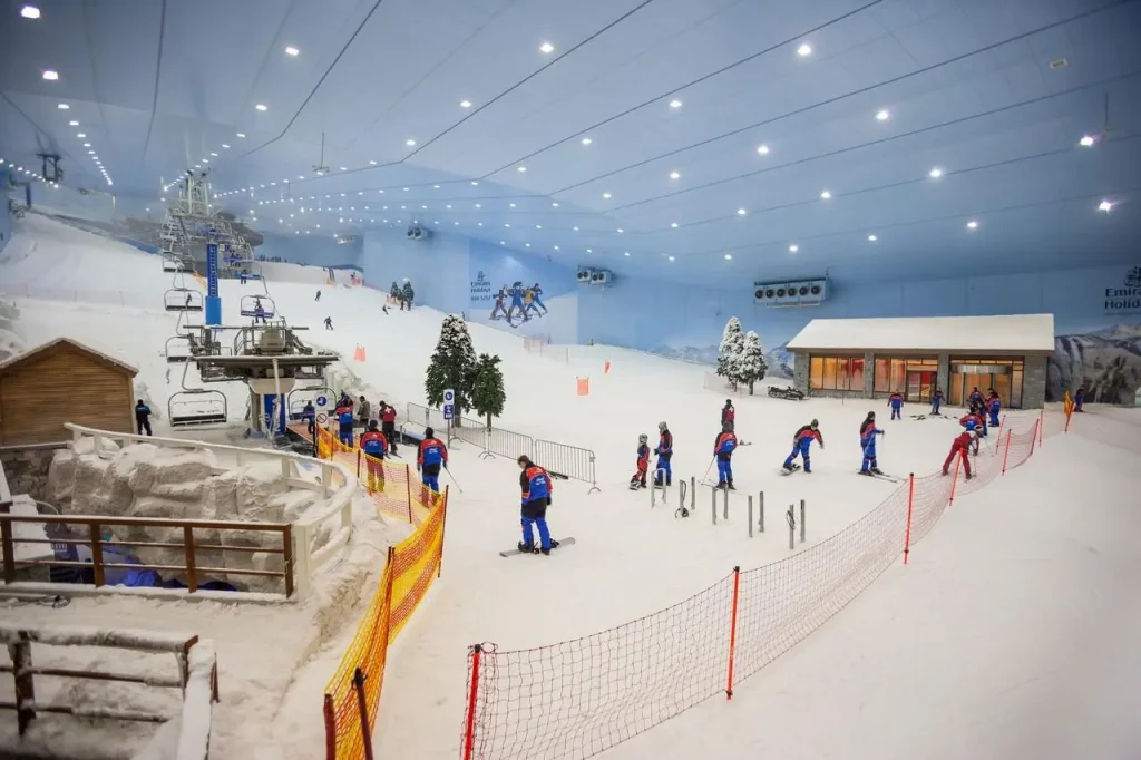 Ski Dubai Interior stock photo