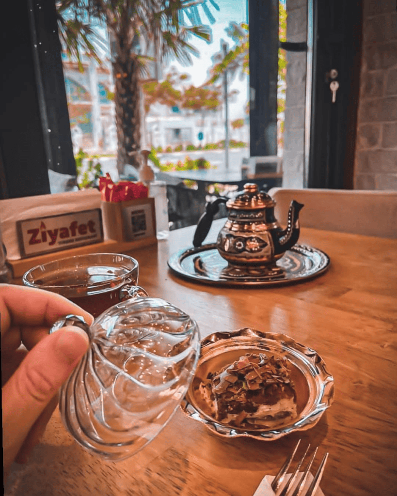 Ziyafet is located on the busy Jumeirah Beach Road of Dubai.