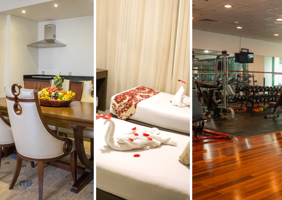 affordable long-stay hotel apartments in Sharjah