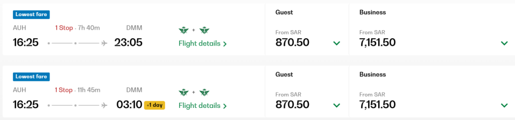 Saudia Airlines Partially Resumes UAE-Saudi Arabia Flights: April 2026 Schedule, Fares & More 2 UAE–Saudi Flights