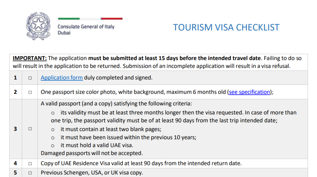 Travel to Dubai - Schengen Visa for Italy: Guide to Eligibility, Documents Required, Procedure & FAQs for UAE Residents (2026) - Photo: image 31