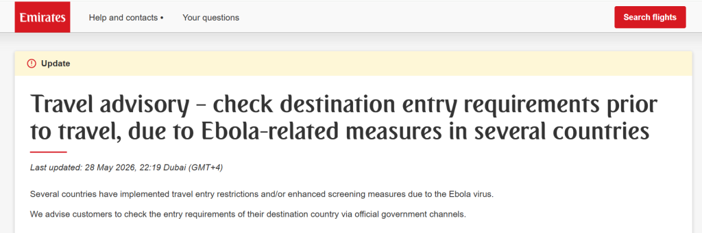 UAE Travel Advisory for Uganda, South Sudan and DRC Over Ebola Virus: What You Need to Know 2 Travel to Dubai - UAE Travel Advisory for Uganda, South Sudan and DRC Over Ebola Virus: What You Need to Know - Photo: image 62