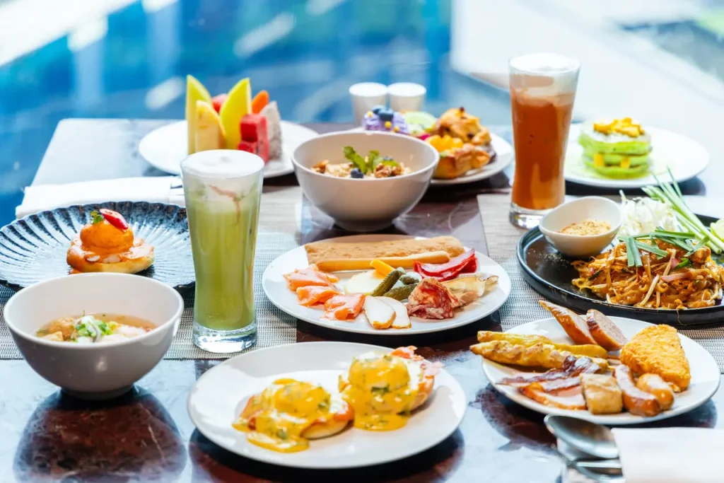 Travel to Dubai - Dubai Brunch Index 2026: Where To Go, What To Pay And What You Actually Get - Photo: Luxurious breakfast brunch sprea