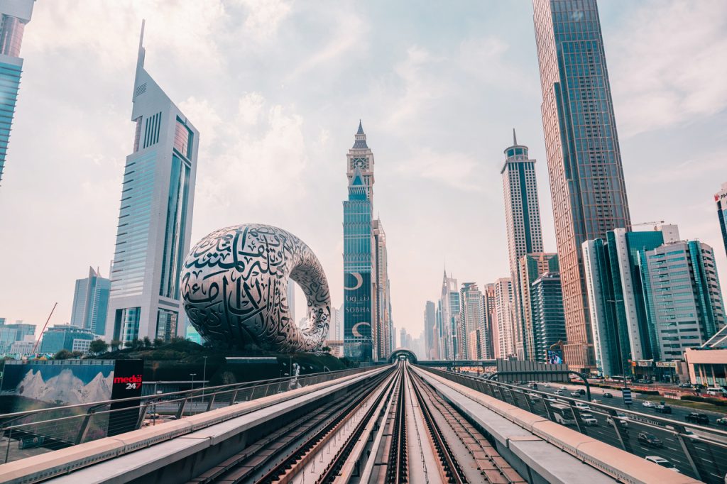 Travel to Dubai - Is Tourism Driving Dubai’s Property Boom in the Post-COVID Era? - Photo: Modern urban skyline along Sheik
