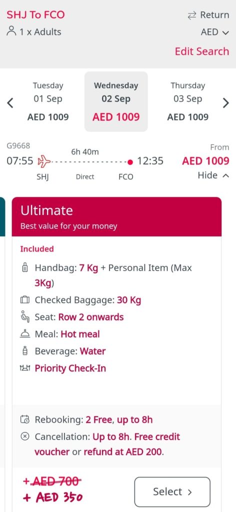 Travel to Dubai - Air Arabia Launches Non-Stop Sharjah to Rome Flights: Schedule & Booking - Photo: image 1