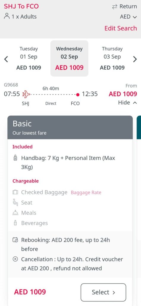 Travel to Dubai - Air Arabia Launches Non-Stop Sharjah to Rome Flights: Schedule & Booking - Photo: image 2