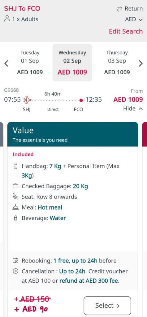 Travel to Dubai - Air Arabia Launches Non-Stop Sharjah to Rome Flights: Schedule & Booking - Photo: image 3