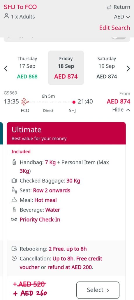 Travel to Dubai - Air Arabia Launches Non-Stop Sharjah to Rome Flights: Schedule & Booking - Photo: image 6